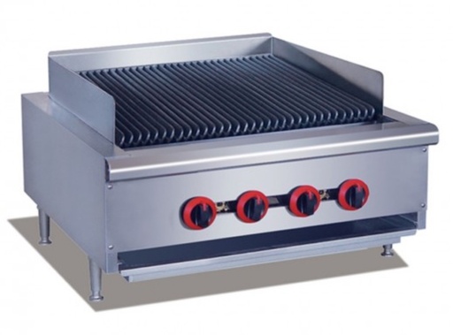 [FS-HGL-84] RIGID - GRILL - 4 BURNER GAS CHAR