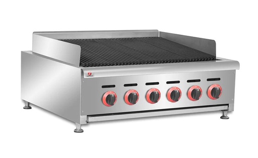 [FS-HGL-86] RIGID - GRILL - 6 BURNER GAS CHAR