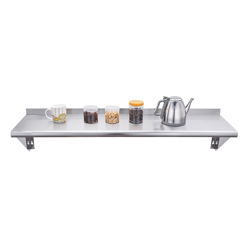 [HE-WS1460-3] RIGID - WALL SHELF / POT RACK - 5 FEET